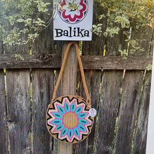 Wayuu Boho Round Woven Bag